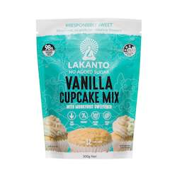 The Lakanto Difference: Lakanto Monkfruit Vanilla Cupcake mix 98% Sugar-Free