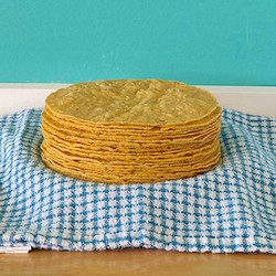 Specialised food: 24-Pack Nixtamalized Corn Tortillas 6"