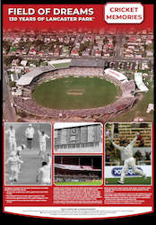 Category Posters Collection: Lancaster Park poster - Cricket Memories