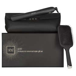 Hairdressing: ghd gold hair straightener gift set