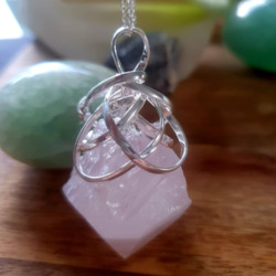 Allied health: Rose quartz necklace