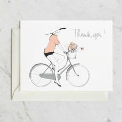 the Stationery Obsessed: Garance dore bicycle thank you card
