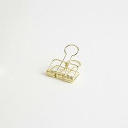 the Stationery Obsessed: Gold bulldog clip