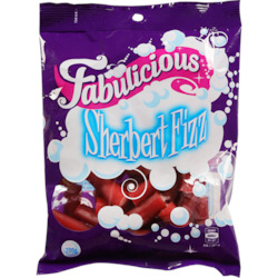 Grocery wholesaling: RJ's Fabulicious Sherbert Fizz Confectionery 200G