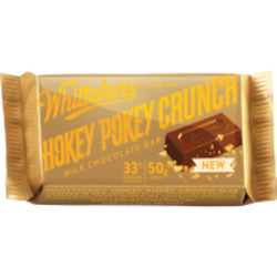 Grocery wholesaling: Whittaker's Hokey Pokey Crunch 33% Cocoa Milk Chocolate Bar