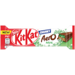 Grocery wholesaling: Nestle Kit Kat Chunky Aero Mint