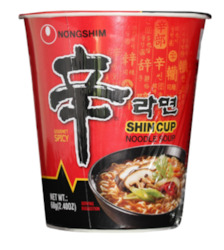 Grocery wholesaling: Nongshim Gourmet Spicy Shin Cup Noodle Soup 68g