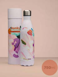 Gifts: Chunky Stainless Steel Bottle 750ml - Two Varieties