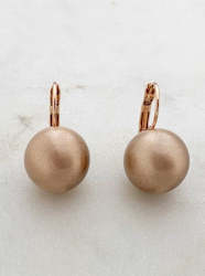 Millo earrings small matte ball