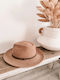 Wool Hat Panama With Stitched Rim