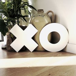 Large XO set of 2 (white)