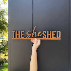 Corten Steel Art: The She Shed CORTEN