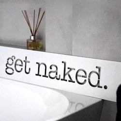 Matt White Steel: Get Naked (white)
