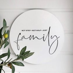 Just Family Circle WHITE