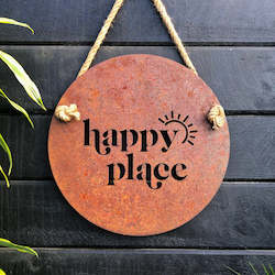 New: Happy Place corten