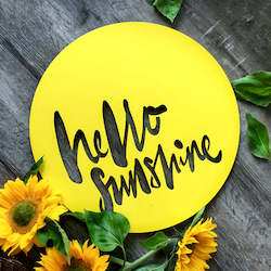 New: Large yellow hello sunshine PRE ORDER