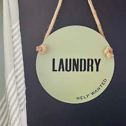 Laundry, help wanted, green mist
