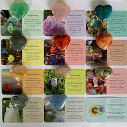 Donate a Mental Well Being Card and Heart Crystal