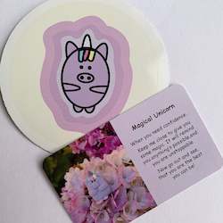 Mental Health Well Being Stickers: Sticker - Magical Unicorn