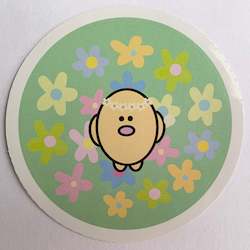 Mental Health Well Being Stickers: Sticker - worry monster with headband