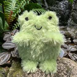 Little Joys By Amelie Stuffed Animals: WEIGHTED Fearless Frog Stuffed Animal