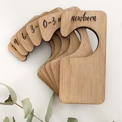 Baby wear: Wooden Baby Clothing Dividers