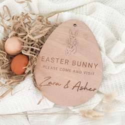 Easter Bunny Plaque - Classic