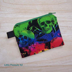 Tote Bags: Coin/Card purse - Skull