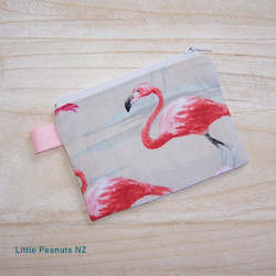 Coin/Card purse - Flamingo