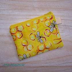 Tote Bags: Coin/Card purse - Honey Bee