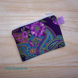 Tote Bags: Coin/Card purse - Purple Dream