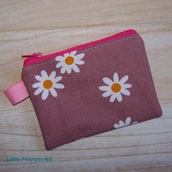 Tote Bags: Coin/Card purse - Rose Pink