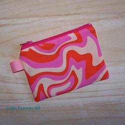Tote Bags: Coin/Card purse - Retro Orange