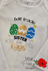 Clothing: Will Trade Sibling for Eggs (Boy/ Child)