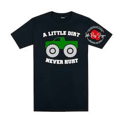 A little Dirt Never Hurt Child's T-Shirt (Green Truck)