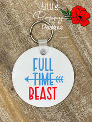 Full Time Beast Key Ring
