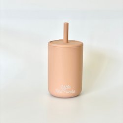 Baby wear: Silicone Sip Cup - Peach