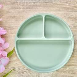 Silicone Suction Plate - Green