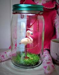 Frontpage: Pink Flamingo Light Jar