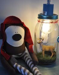 Frontpage: Young Stag Night Light Jar