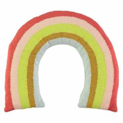 Accessories: Knitted Rainbow Cushion by Meri Meri