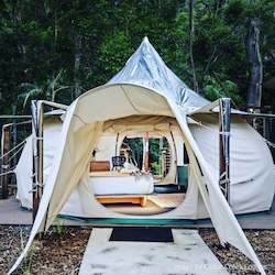 Camping equipment: Reflective Roof