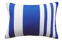 Furniture: Decor Cushion â River Strip Blue