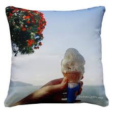 Furniture: Decor Cushion â Whangamata (Ice Cream)