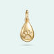 Ashes Charm - The Paw Print Love Drop