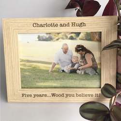 Weddings Events: Wood You Believe It Frame