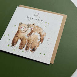 Gifts: Dad Big Bear Hugs Greeting Card