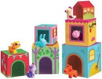 Toy: Djeco Topanifarm Infant Cubes