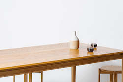 Wooden furniture: facet table