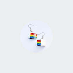 Accessories: Rainbow Earrings Sweet Piece